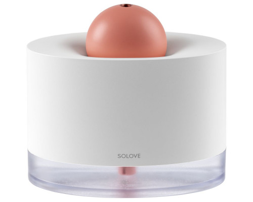 Увлажнитель воздуха H5, белый с коралловым