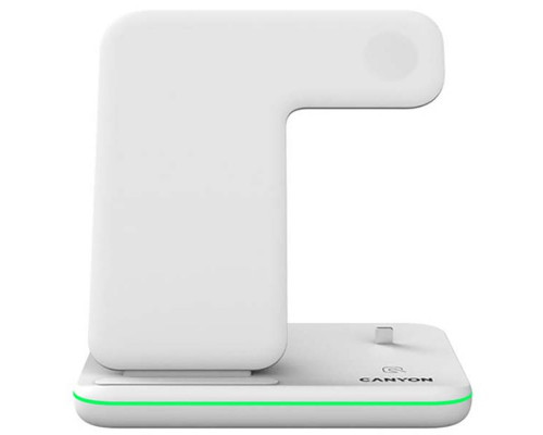 Беспроводная зарядная станция Canyon 302, белая