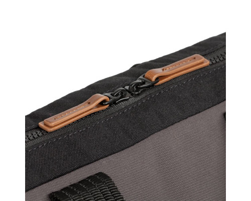 Сумка для ноутбука Sideways Laptop Bag, черная с серым