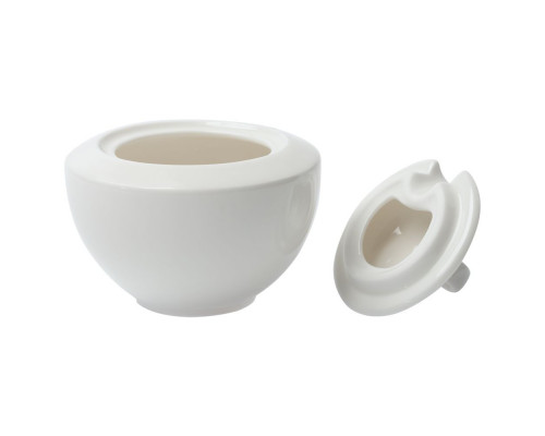 Сахарница Maxim Diamond, молочно-белая