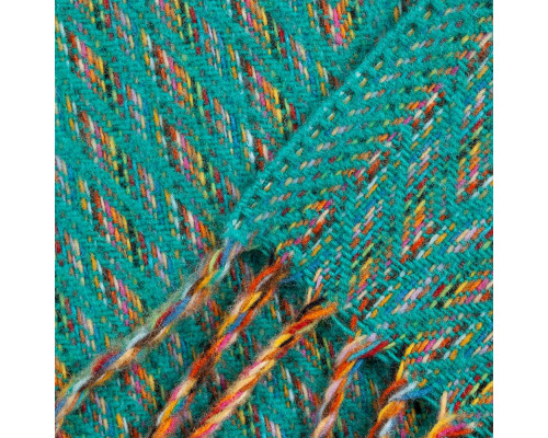 Плед Brera Verde Smeraldo, бирюзовый