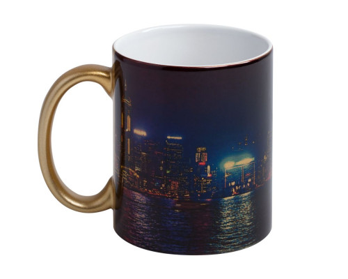 Кружка Ore для сублимационной печати, золотистая