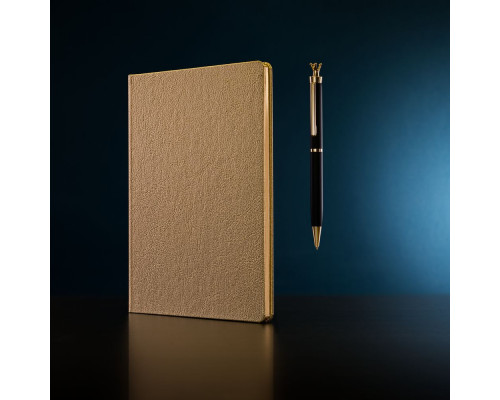 Блокнот Ingot, золотистый