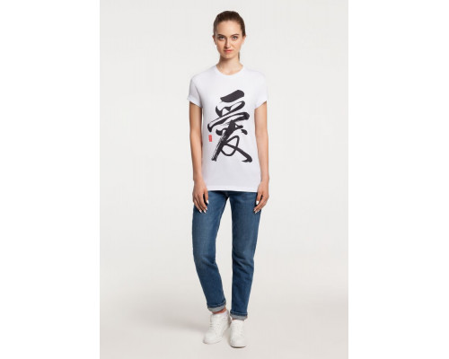 Футболка женская «Вечные ценности. Любовь», белая