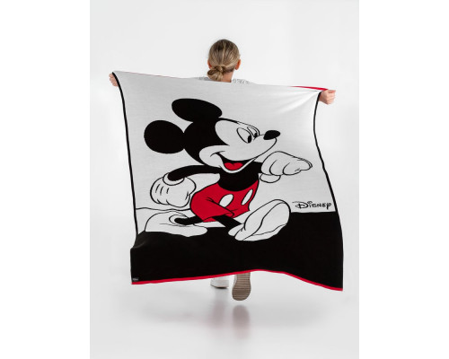 Плед вязаный «Микки Маус»