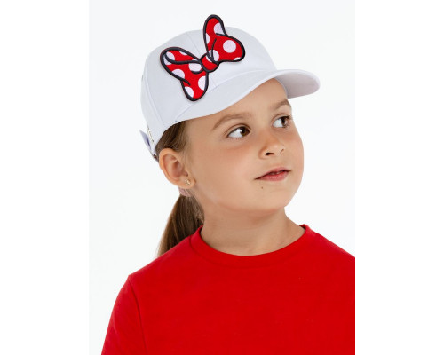 Бейсболка детская «Бант Минни Маус», белая