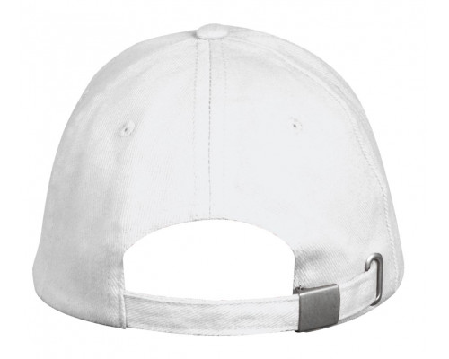 Бейсболка Long Beach, белая
