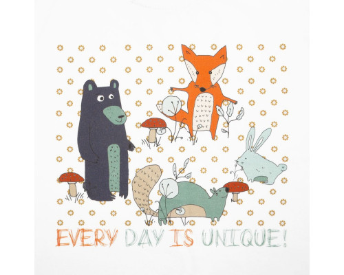 Футболка детская Every Day is Unique, белая