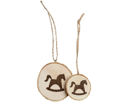 Подвеска Logger, малая, с лошадкой