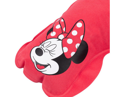 Надувная подушка под шею в чехле Mr. and Mrs. Mouse, красная