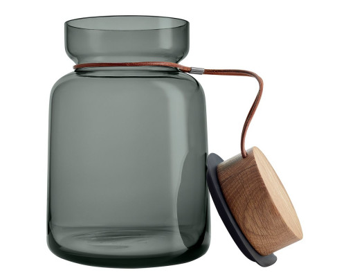 Банка для хранения Silhouette, большая, серая