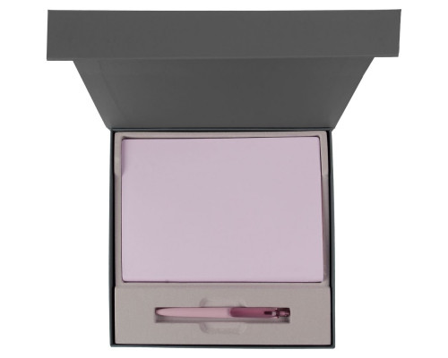 Коробка Memoria под ежедневник и ручку, серая