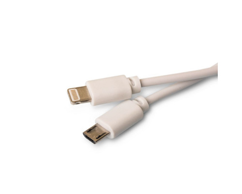 Беспроводная колонка Pocket Speaker, белая, c кабелем 2-в-1