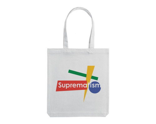 Холщовая сумка Suprematism, молочно-белая