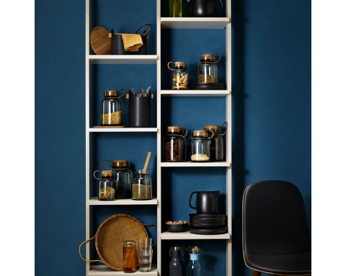 Банка для хранения Silhouette, средняя, серая