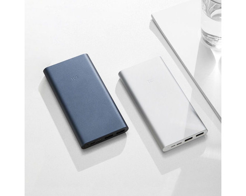Внешний аккумулятор Mi Power Bank 3, 10000 мАч, серебристый