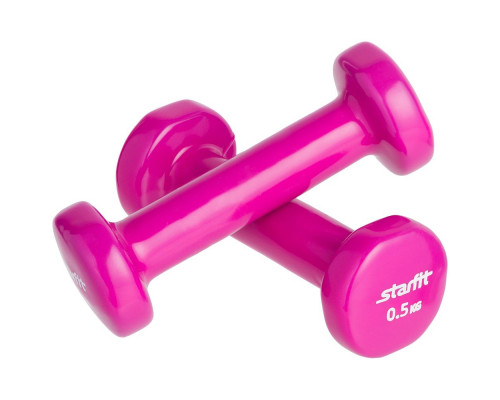 Гантель Heracles 0,5 кг, розовая