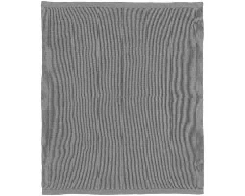 Плед Shirr, серый меланж