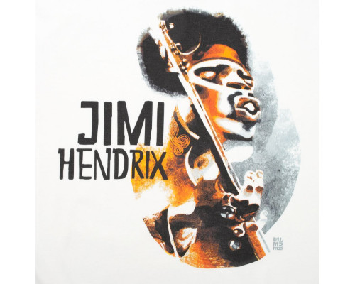 Футболка «Меламед. Jimi Hendrix», белая