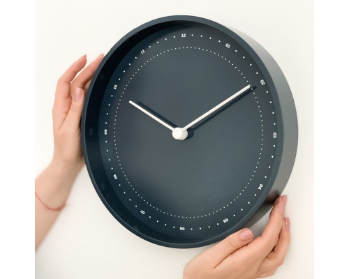 Часы настенные Slik, темно-синие