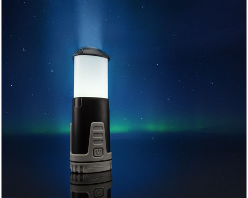 Кемпинговый фонарь Fyrtorn, серый с черным