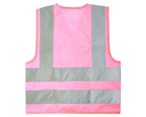 Жилет детский светоотражающий Glow, розовый