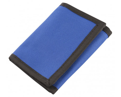 Бумажник на липучке, синий