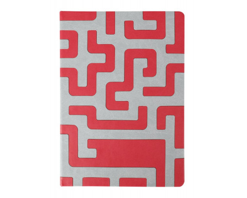 Ежедневник Labyrinth, недатированный, красный