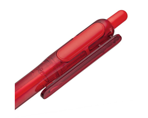 Ручка шариковая Bolide Transparent, красная