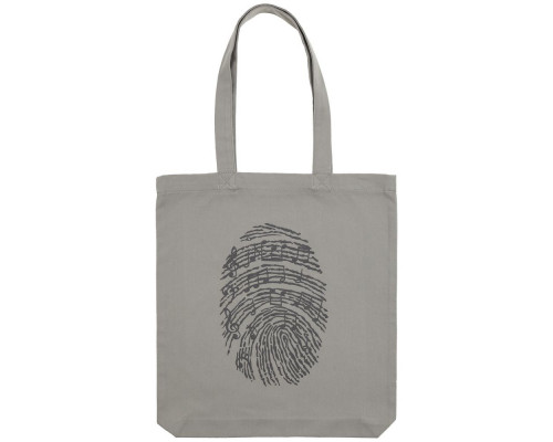 Холщовая сумка «Код вселенной», серая