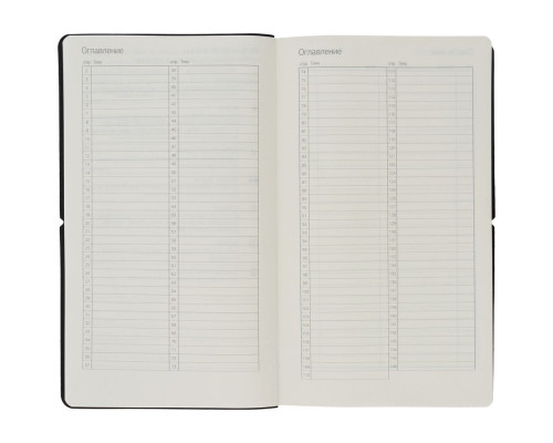 Ежедневник Nubuk, недатированный, черный