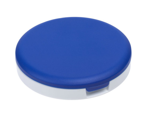 Зеркало с подставкой для телефона Self, синее с белым