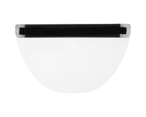 Прозрачный экран для лица Barrier, немедицинский, с белой лентой