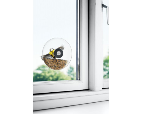 Кормушка для птиц Window Bird Feeder, прозрачная, большая