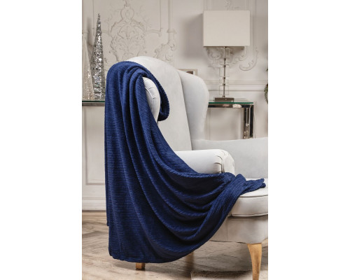 Плед Royal Blue, темно-синий