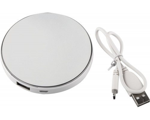 Внешний аккумулятор с подсветкой логотипа Uniscend Disc, 3000 мАч