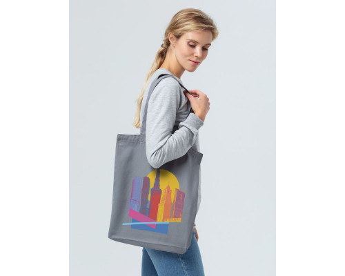 Холщовая сумка Moscow State of Mind, серая
