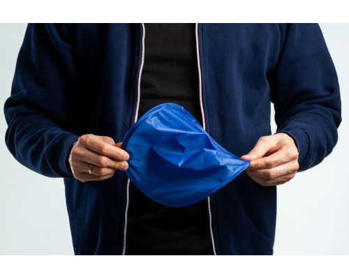 Летающая тарелка-фрисби Catch Me, складная, синяя