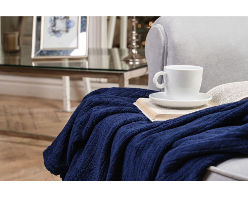 Плед Royal Blue, темно-синий