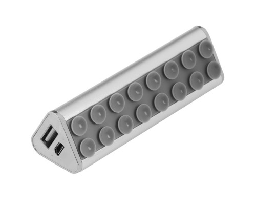 Внешний аккумулятор-подставка stuckBank Plus 2600 мАч, серебристый