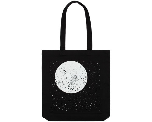 Холщовая сумка «Что вечно под Луной» со светящимся принтом