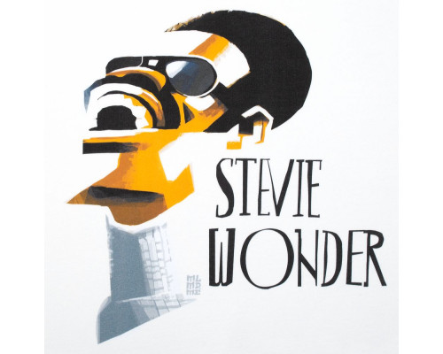 Толстовка «Меламед. Stevie Wonder», белая