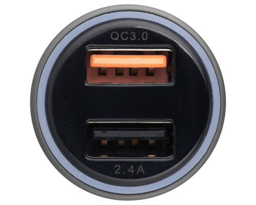 Автомобильное зарядное устройство Volto, серое