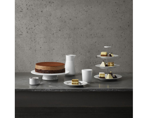 Блюдо для торта или закусок Legio Nova, белое