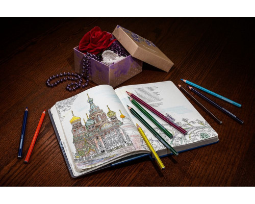 Блокнот «Города. Санкт-Петербург», синий