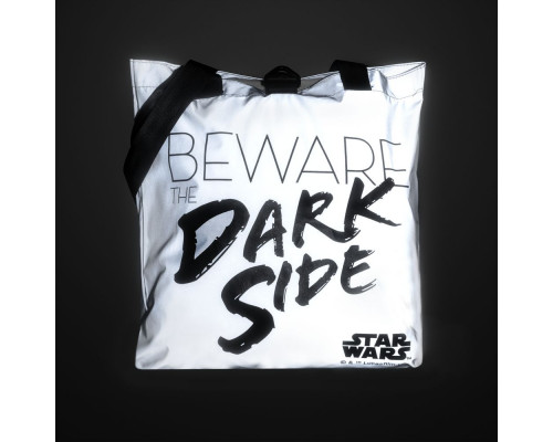 Шоппер Beware The Dark Side из светоотражающей ткани