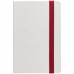 Блокнот Tex, белый с красным