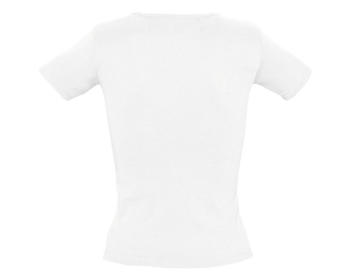 Футболка женская Lady 220 с V-обр. вырезом, белая