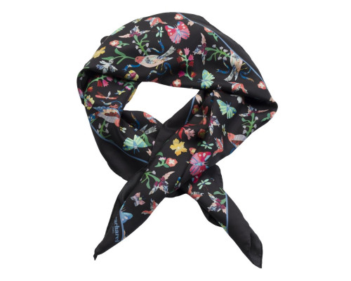 Платок Butterfly Silk, черный