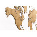 Деревянная карта мира World Map Wall Decoration Exclusive, дуб